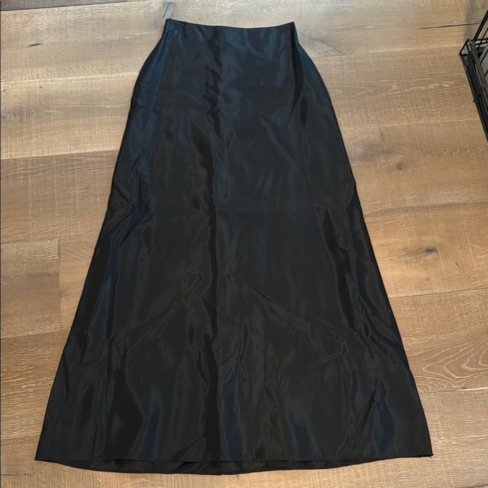 JS Collections black long formal skirt 6
